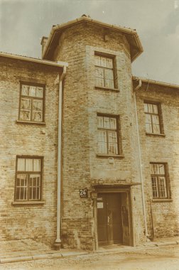 Etkisi auschwitz concentrat yaşında sepya dijital grunge sıkıntılı