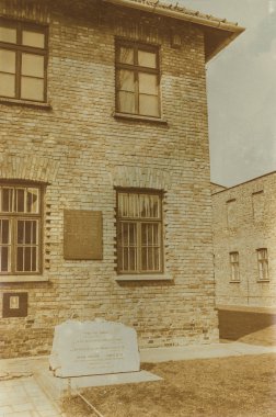 Etkisi auschwitz concentrat yaşında sepya dijital grunge sıkıntılı