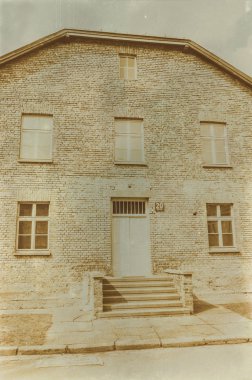 Etkisi auschwitz concentrat yaşında sepya dijital grunge sıkıntılı