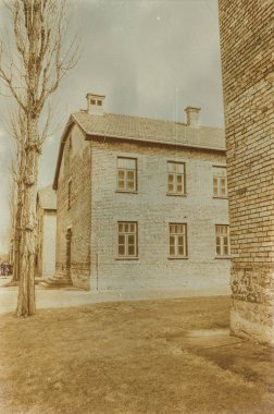 Etkisi auschwitz concentrat yaşında sepya dijital grunge sıkıntılı