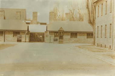 Etkisi auschwitz concentrat yaşında sepya dijital grunge sıkıntılı