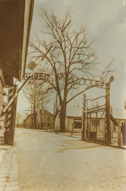 Etkisi auschwitz concentrat yaşında sepya dijital grunge sıkıntılı