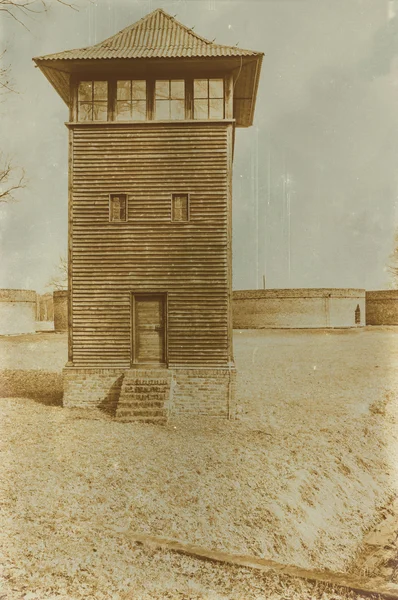 Etkisi auschwitz concentrat yaşında sepya dijital grunge sıkıntılı