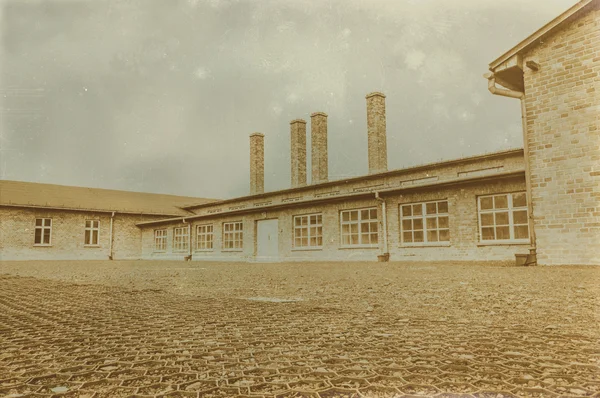 Etkisi auschwitz concentrat yaşında sepya dijital grunge sıkıntılı