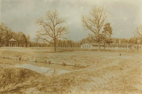 Etkisi auschwitz concentrat yaşında sepya dijital grunge sıkıntılı