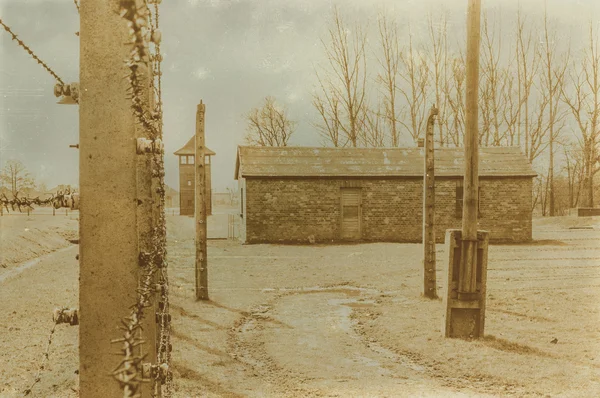 Etkisi auschwitz concentrat yaşında sepya dijital grunge sıkıntılı