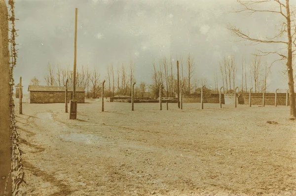 Etkisi auschwitz concentrat yaşında sepya dijital grunge sıkıntılı