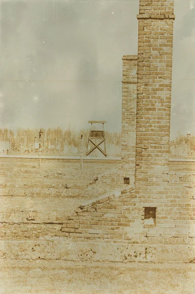 Etkisi auschwitz concentrat yaşında sepya dijital grunge sıkıntılı