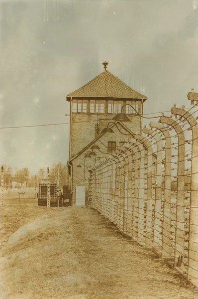 Etkisi auschwitz concentrat yaşında sepya dijital grunge sıkıntılı