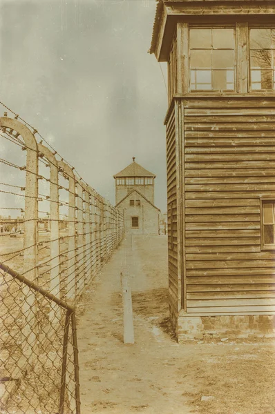 Etkisi auschwitz concentrat yaşında sepya dijital grunge sıkıntılı