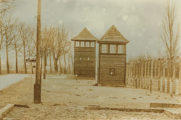 Etkisi auschwitz concentrat yaşında sepya dijital grunge sıkıntılı