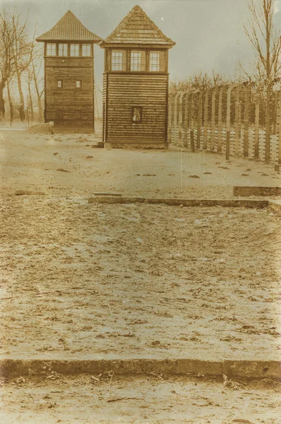 Etkisi auschwitz concentrat yaşında sepya dijital grunge sıkıntılı