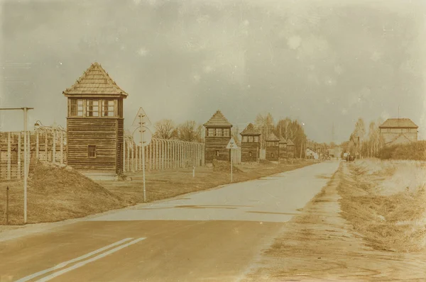 Etkisi auschwitz concentrat yaşında sepya dijital grunge sıkıntılı