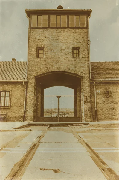 Etkisi auschwitz concentrat yaşında sepya dijital grunge sıkıntılı