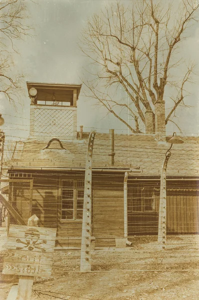 Etkisi auschwitz concentrat yaşında sepya dijital grunge sıkıntılı