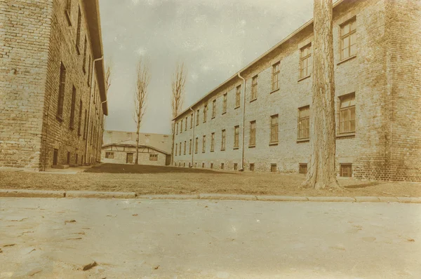 Etkisi auschwitz concentrat yaşında sepya dijital grunge sıkıntılı