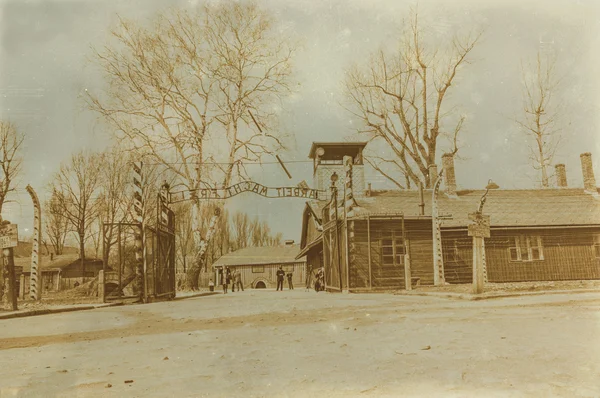 Etkisi auschwitz concentrat yaşında sepya dijital grunge sıkıntılı