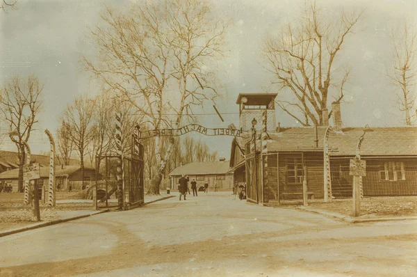 Etkisi auschwitz concentrat yaşında sepya dijital grunge sıkıntılı