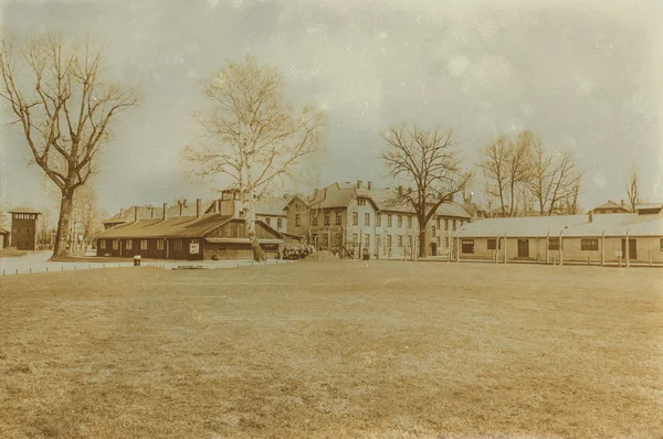 Etkisi auschwitz concentrat yaşında sepya dijital grunge sıkıntılı