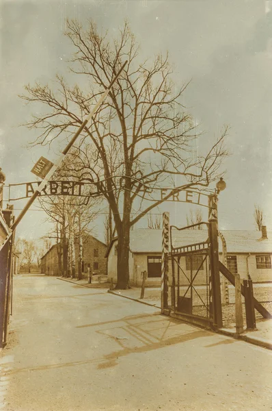 Etkisi auschwitz concentrat yaşında sepya dijital grunge sıkıntılı