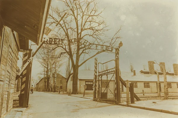 Etkisi auschwitz concentrat yaşında sepya dijital grunge sıkıntılı