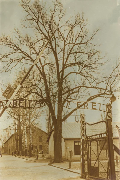 Etkisi auschwitz concentrat yaşında sepya dijital grunge sıkıntılı