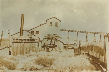 Yaşında sepya dijital grunge etkisi Bodie devlet Tarihi sıkıntılı