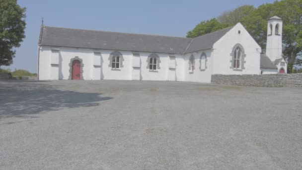 Public Holy Church In County Galway, Ireland — Stock Video