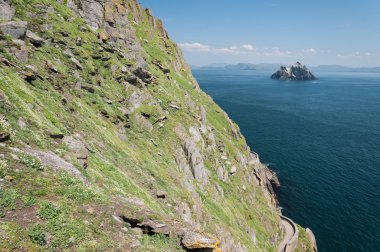 Skellig Michael, Unesco Dünya Mirası, Kerry, İrlanda. Yıldız savaşları sahneleri nerede çekildi!