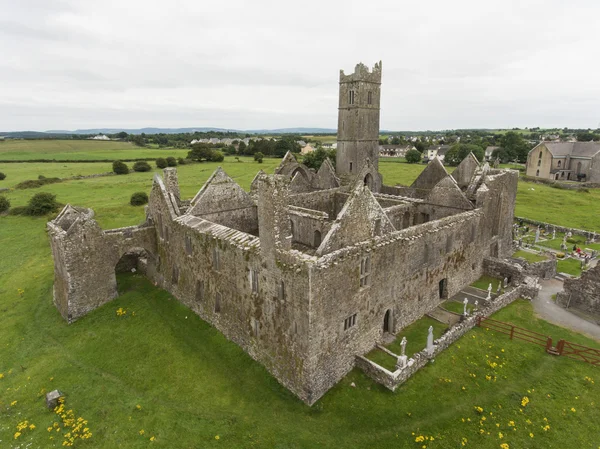 Légi quin abbey, county clare, Írország — Stock Fotó