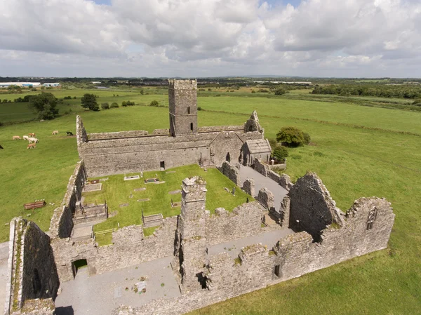 Clare abteiruinen, county clare, irland — Stockfoto