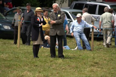 Clare, İrlanda - 23 Haziran 2016: Spancill Hill, İrlanda. Spancil Hill at Fuarı. Her yıl 23 Haziran meydana Spancill Hill adil, İrlanda'nın ve Avrupa'nın en eski tarihi at Fuarı,.