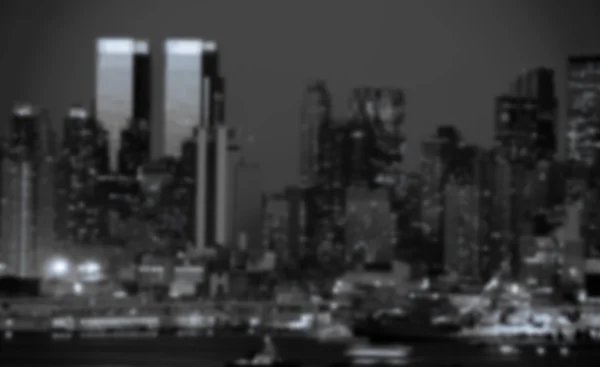 Размытое фоновое изображение B & W NYC — стоковое фото