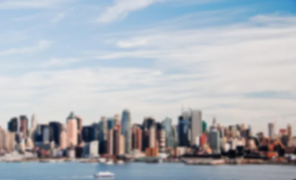 A suddas ut ur fokus bakgrund bild från New York — Stockfoto