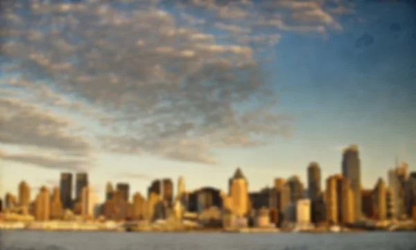 A blurred out of focus background view from New York City — Stock Photo, Image