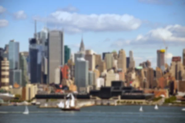 A suddas ut ur fokus bakgrund bild från New York — Stockfoto