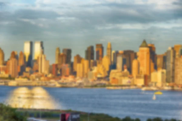 En suddig defocus bakgrundsbild från Nyc — Stockfoto