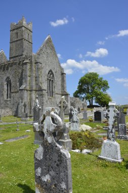 Fotoğraf ünlü İrlandalı Simgesel Yapı, quin abbey, county clare, öfke