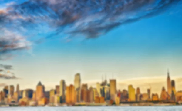 Blurred Background image from New York City — Stock Photo, Image