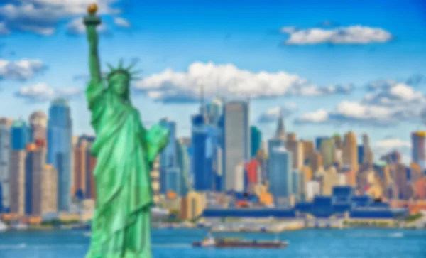 Suddig bild från New York — Stockfoto