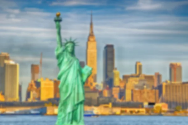 Verschwommenes Hintergrundbild aus New York City — Stockfoto