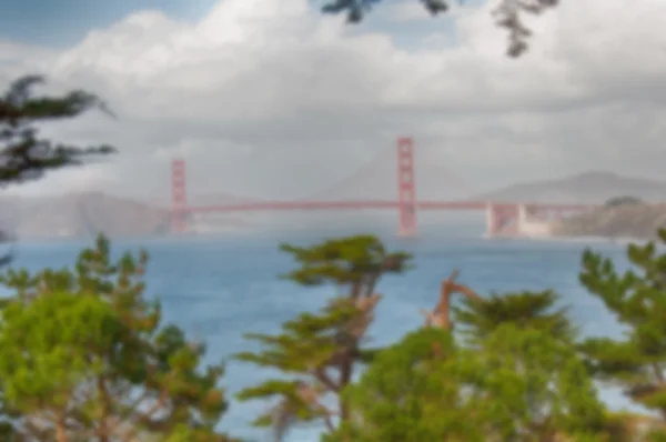 San Francisco에서 흐린된 배경 이미지 — 스톡 사진