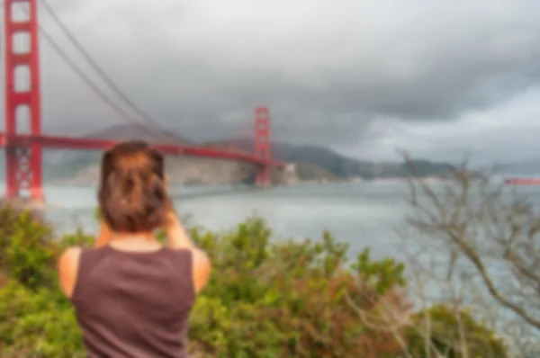 Imagen borrosa de fondo de San Francisco — Foto de Stock