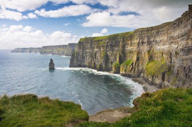 plaj ve sahil tarafından büyük uçurumlar ile deniz manzarası