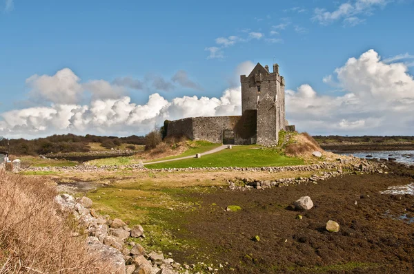 Stary irlandzki zamek na zachodnim wybrzeżu Irlandii — Zdjęcie stockowe