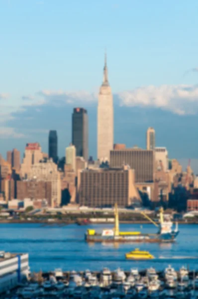 Blurred out of focus background effect, New York City Cityscape