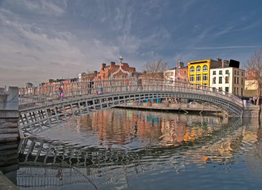 ünlü dublin landmark ha kuruş köprü İrlanda