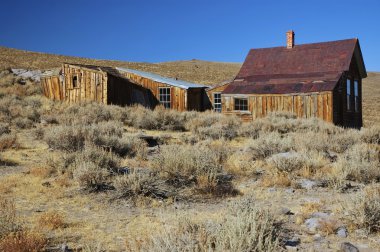 eski ABD Batı altın hayalet maden kasabası, bodie