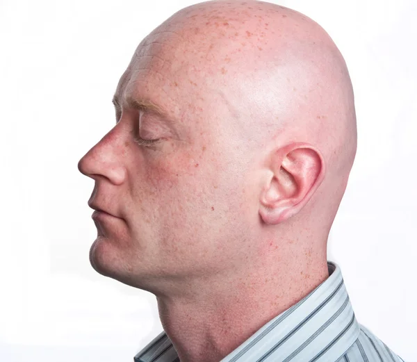 Business man portrait in his 30's on white — Stock Photo, Image