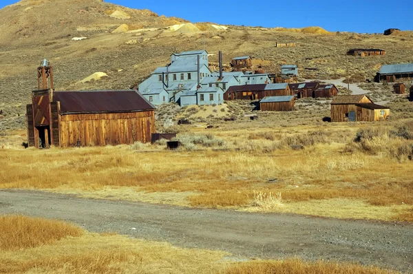 Viejo usa occidental oro fantasma minería ciudad de bodie — Foto de Stock